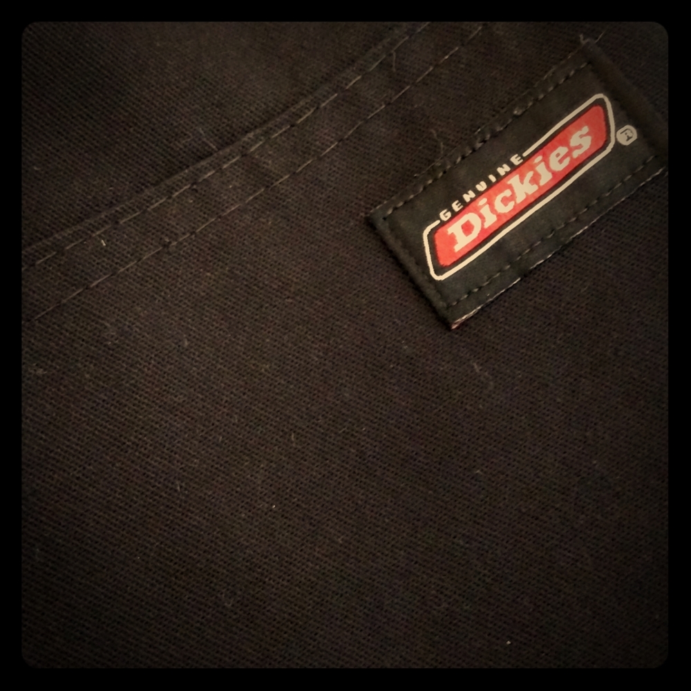 Men's Dickies black Chino pants 42x33 used